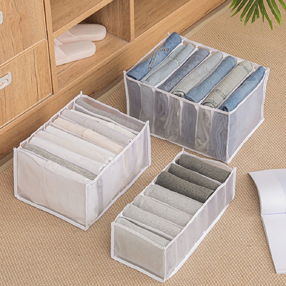 7 GRID FOLDING CLOTHES ORGANIZER FOR WARDROBE