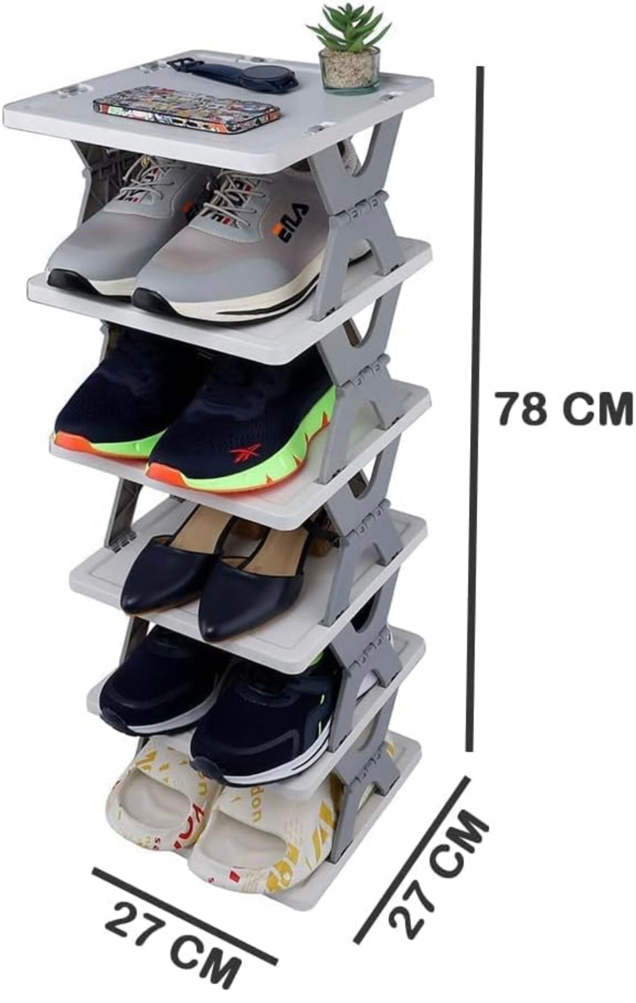 Foldable Shoe Rack 6 Layers.