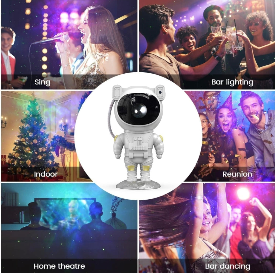 Astronaut Galaxy Light Projector Lamp- | 360° Rotation Star Light with Nebula,Timer and Remote Control | Night Light for Gaming Room,Best Gifts for Kids | Star Lights for Bedroom and Ceiling