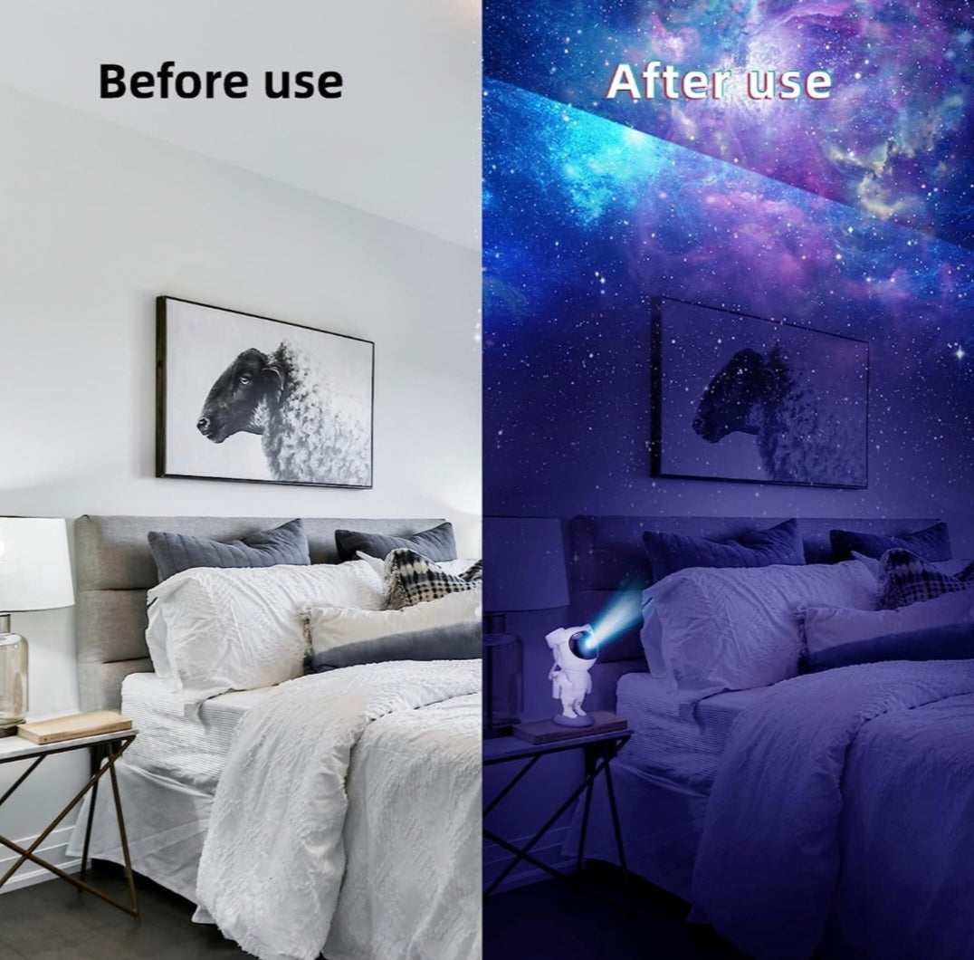 Astronaut Galaxy Light Projector Lamp- | 360° Rotation Star Light with Nebula,Timer and Remote Control | Night Light for Gaming Room,Best Gifts for Kids | Star Lights for Bedroom and Ceiling