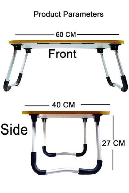 Foldable Laptop table, Study table, Tablet/Mobile Holder for Kids & Adults (Sky Blue)