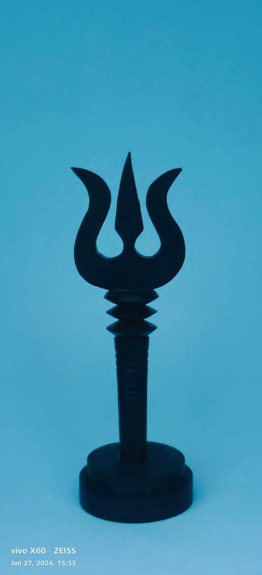 Karungali Trishul With Stand 3 inch