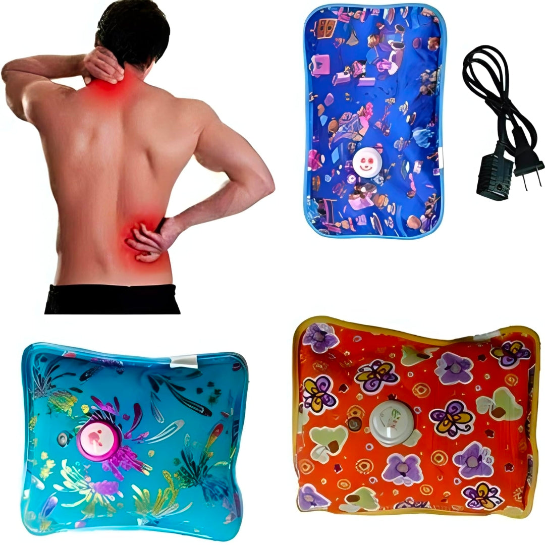 Electric Hot Water Bag For Pain Relief, Heating Pad For Back Pain, Neck Pain, Knee pain (Assorted Color)