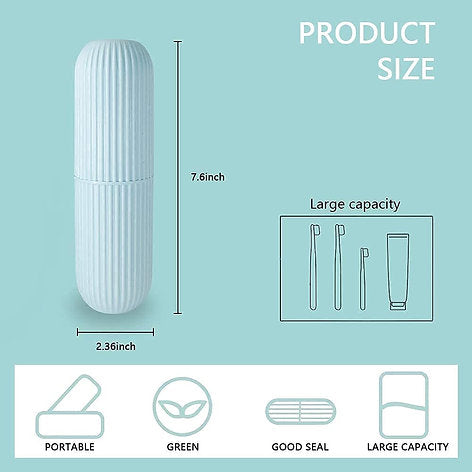 TOOTHPASTE CAPSULE SHAPE PROTABLE TRAVEL STORAGE BOTTLE