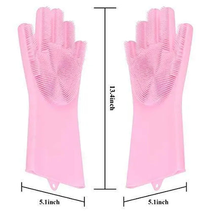 Silicon Kitchen Dish Scrubber glove