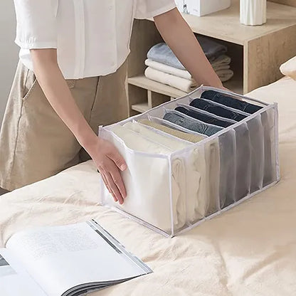 7 GRID FOLDING CLOTHES ORGANIZER FOR WARDROBE