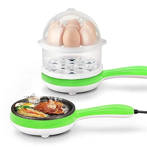 DOUBLE LAYER HANDLE EGG BOILER ELECTRIC(multi-color)