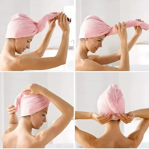 Hair Towel WRAP Microfiber Absorbent Towel Hair-Drying Magic Hair WRAP Towel