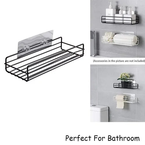 single piece Metal Rectangle Shelf Multipurpose Kitchen Bathroom 1PCS