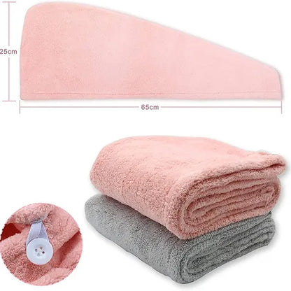 Hair Towel WRAP Microfiber Absorbent Towel Hair-Drying Magic Hair WRAP Towel