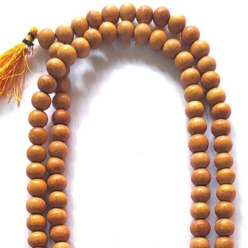 Sandalwood Mala Pooja Japa Mala Pure Beads Chandana Mala for Men & Women சந்தன மாலை