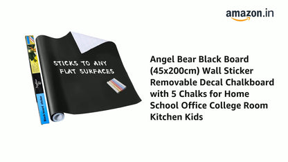 Sticker black board for kids